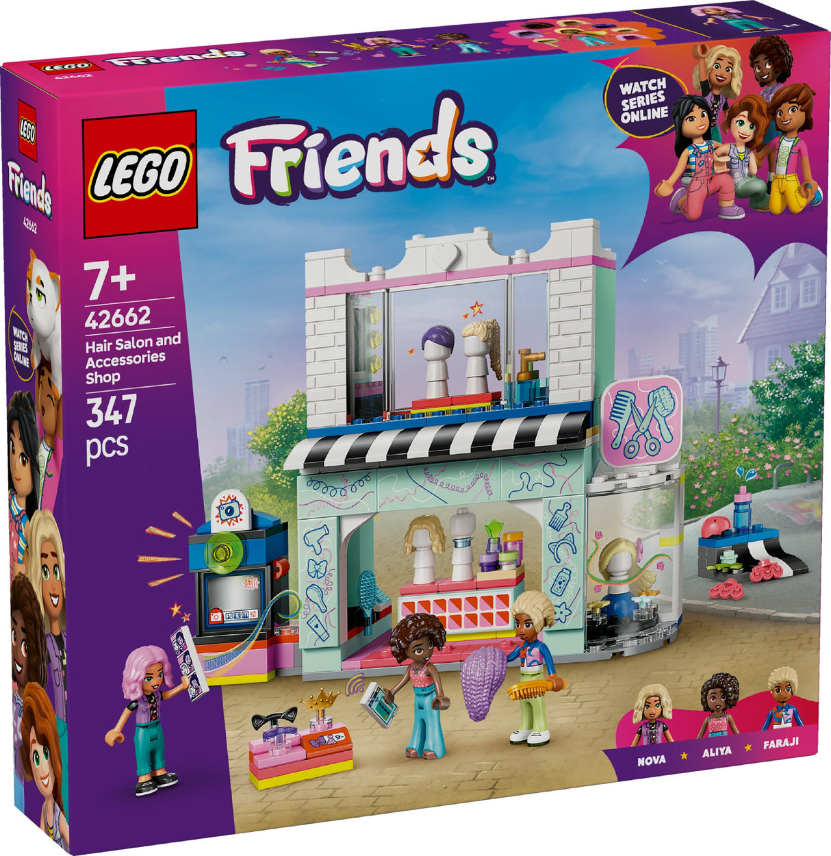 LEGO FRIENDS HAIR SALON AND ACCESSORIES STORE 42662 AGE:7+