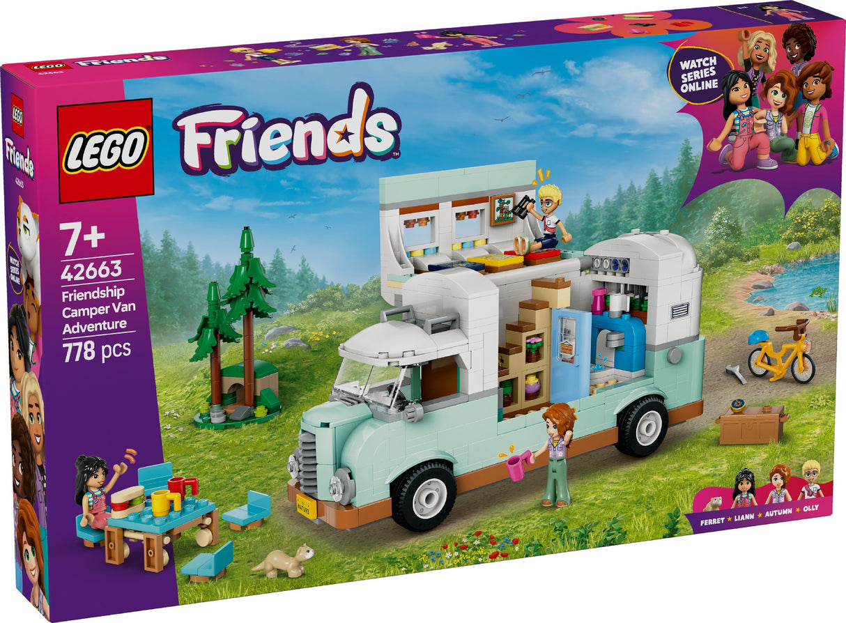 LEGO FRIENDS FRIENDSHIP CAMPER VAN ADVENTURE 42663 AGE: 7+