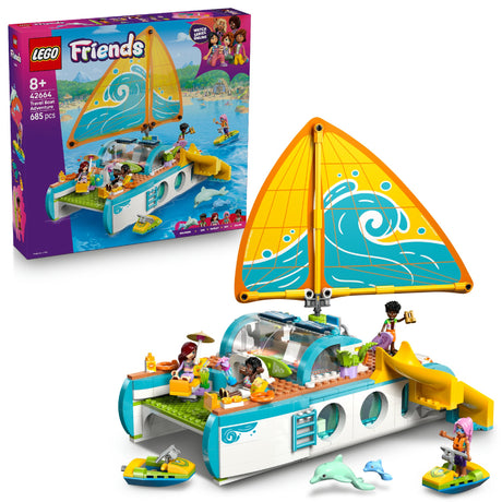 LEGO  Friends Travel Boat Adventure 42664 Age: 8+
