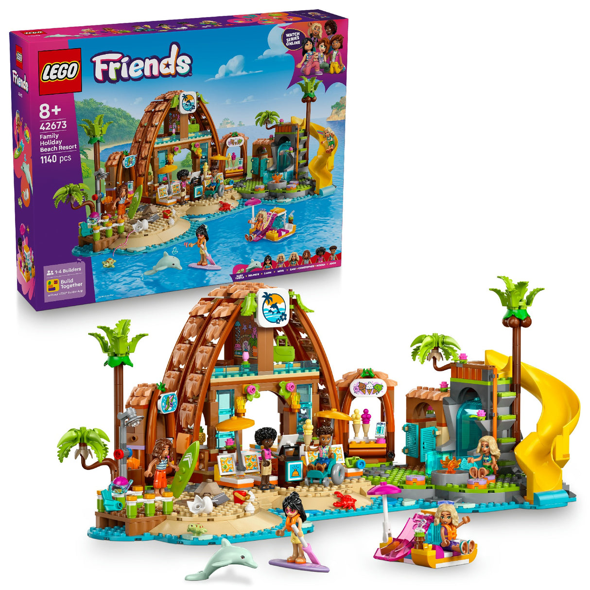 LEGO  Friends Family Vacation Beach Resort 42673 Age: 8+