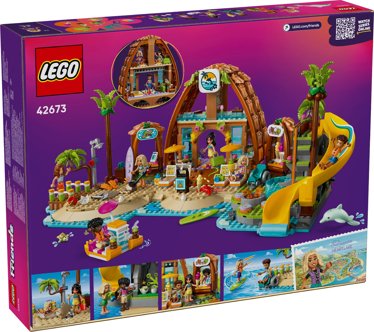 LEGO  Friends Family Vacation Beach Resort 42673 Age: 8+