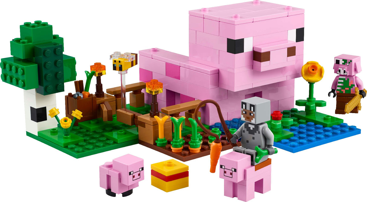 LEGO MINECRAFT THE BABY PIG HOUSE 21268 AGE: 7+