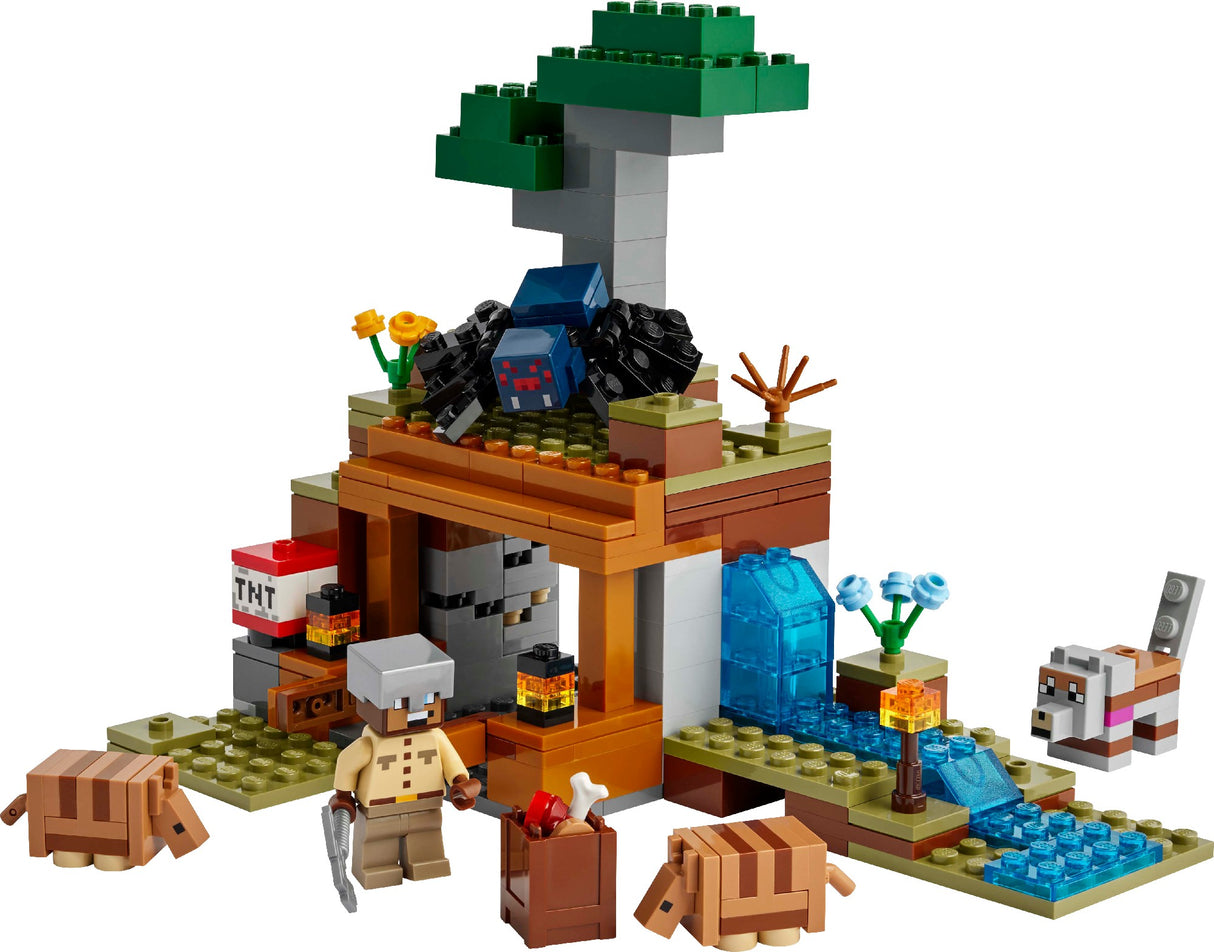 LEGO MINECRAFT THE ARMADILLO MINE EXPEDITION 21269 AGE: 8+