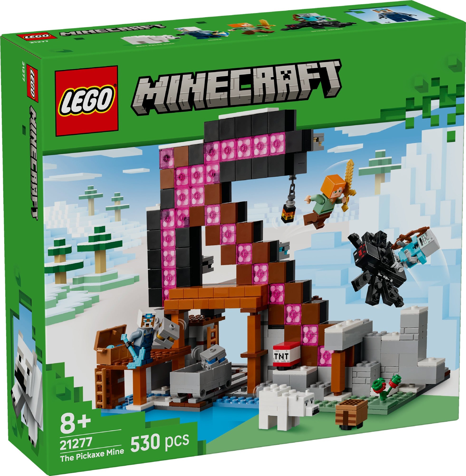 LEGO MINECRAFT THE PICKAXE MINE 21277 AGE: 8+ – Super Toys and Hobbies