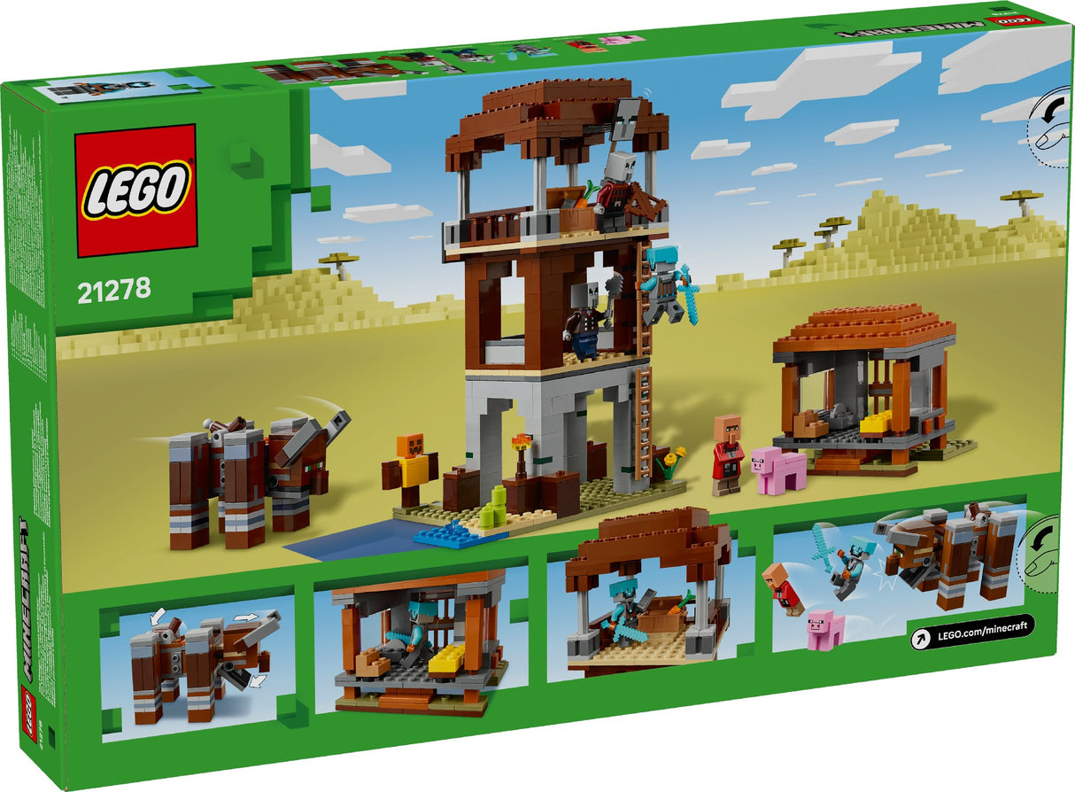 LEGO Minecraft The Pillager Outpost and Ravager 21278 Age: 9+