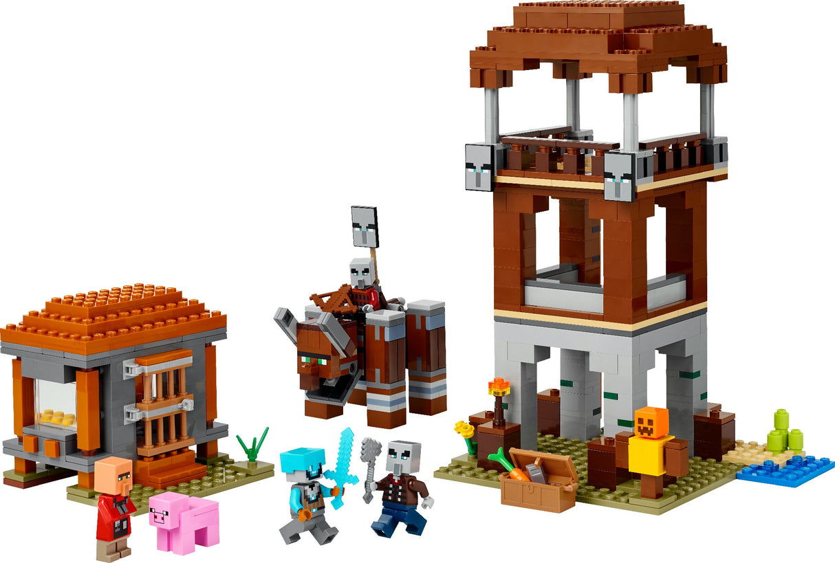 LEGO Minecraft The Pillager Outpost and Ravager 21278 Age: 9+