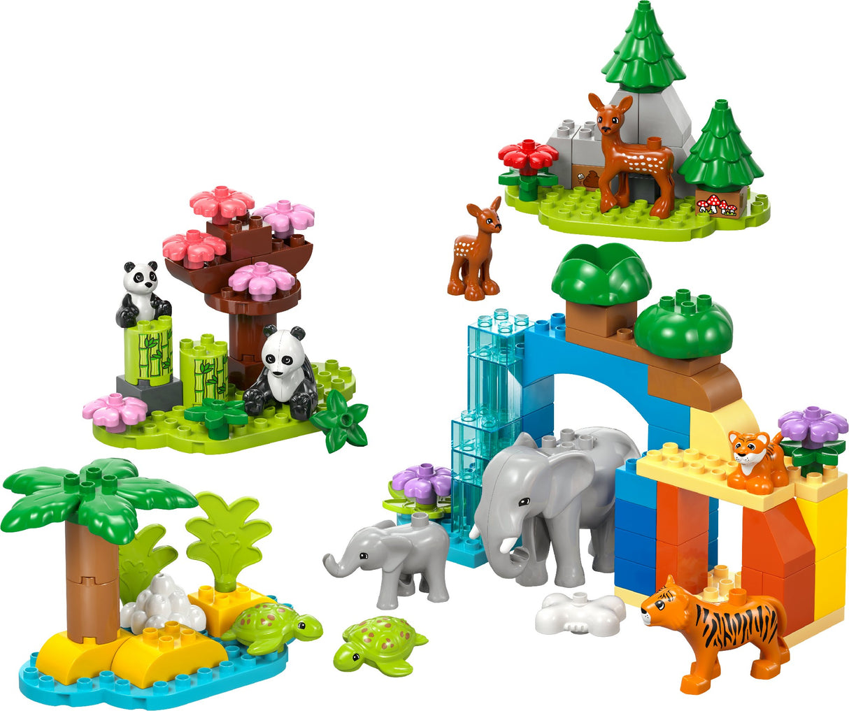 LEGO DUPLO 3-IN-1 WILD ANIMAL FAMILIES 10446 AGE: 2+