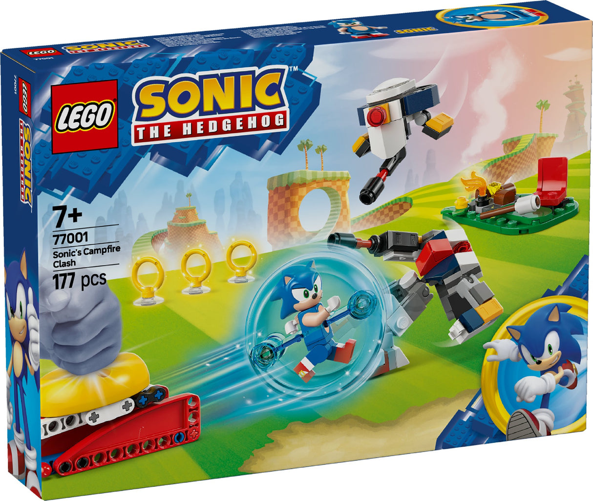 LEGO SONIC THE HEDGEHOG SONIC'S CAMPFIRE CLASH 77001 AGE:7+