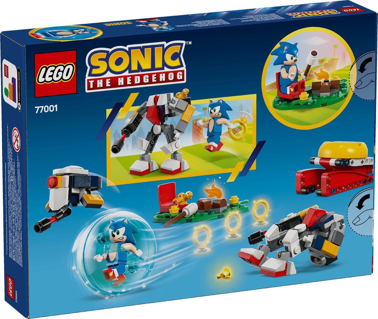 LEGO SONIC THE HEDGEHOG SONIC'S CAMPFIRE CLASH 77001 AGE:7+