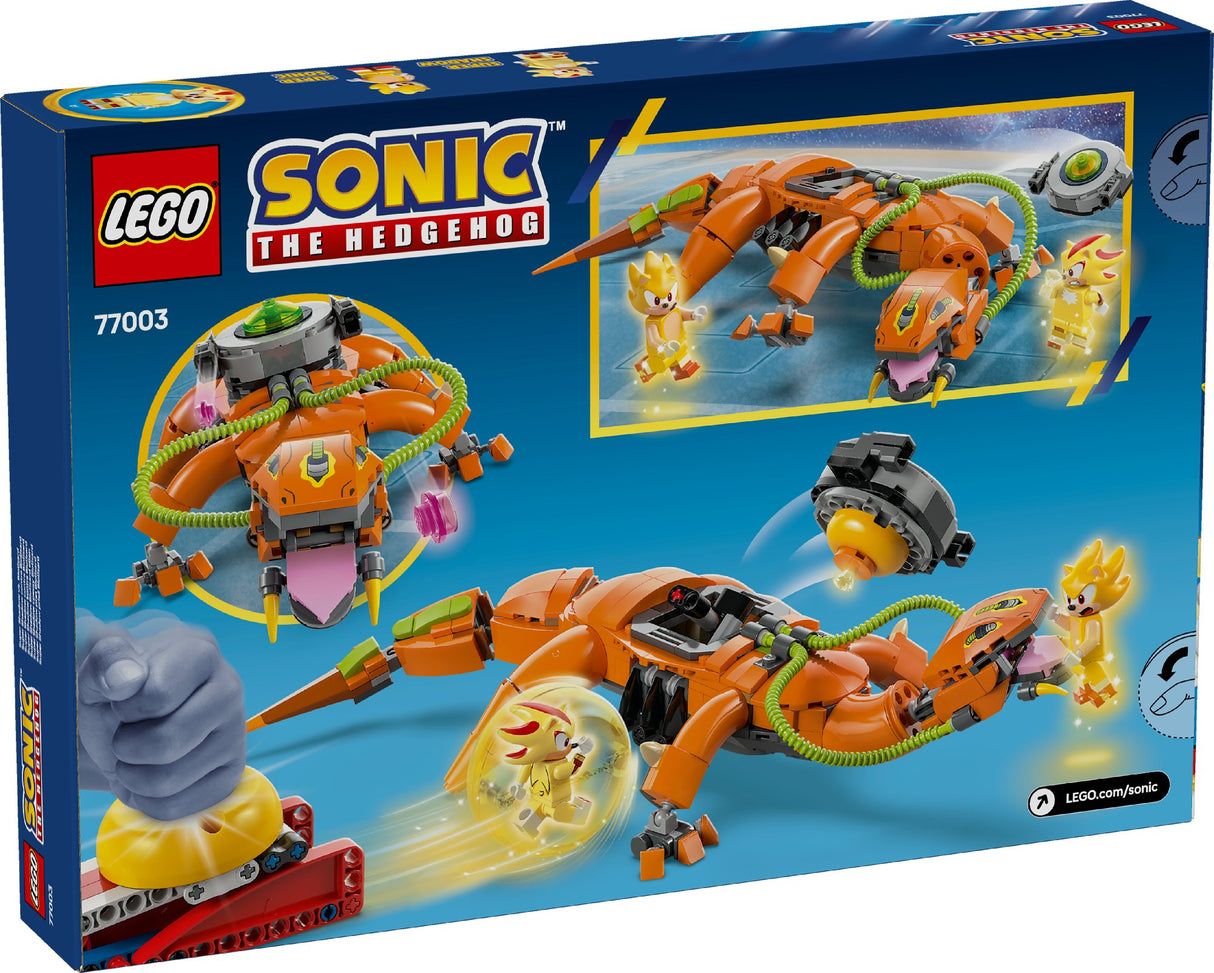 LEGO SONIC THE HEDGEHOG SUPER SHADOW VS. BIOLIZARD 77003 AGE: 9+