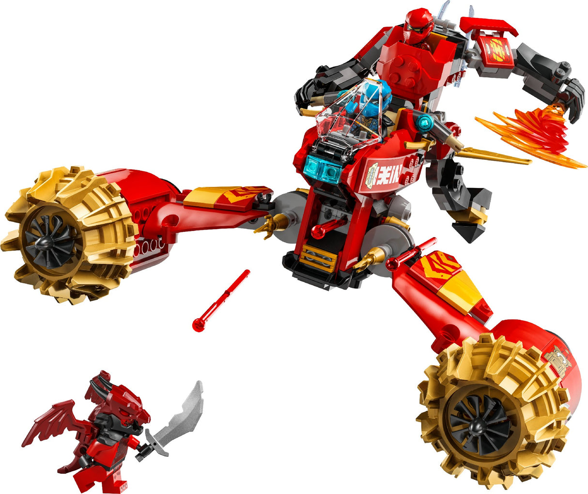 LEGO NINJAGO KAI'S MECH STORM RIDER 71830 AGE: 7+