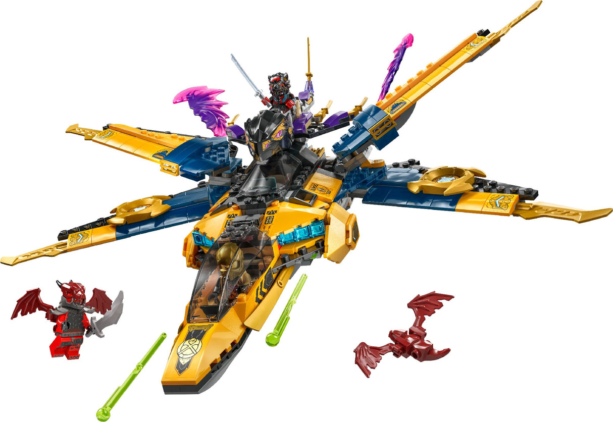 LEGO NINJAGO RAS AND ARIN'S SUPER STORM JET 71833 AGE: 8+