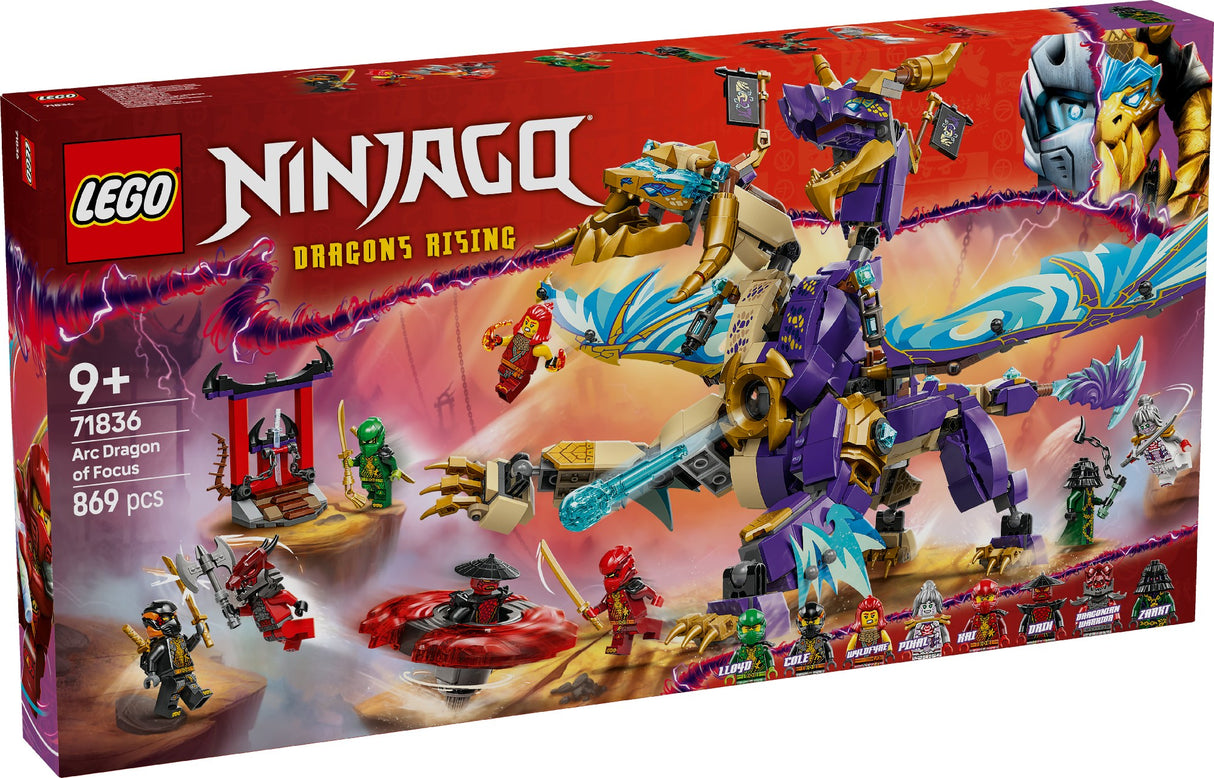 LEGO NINJAGO ARC DRAGON OF FOCUS 71836 AGE: 9+