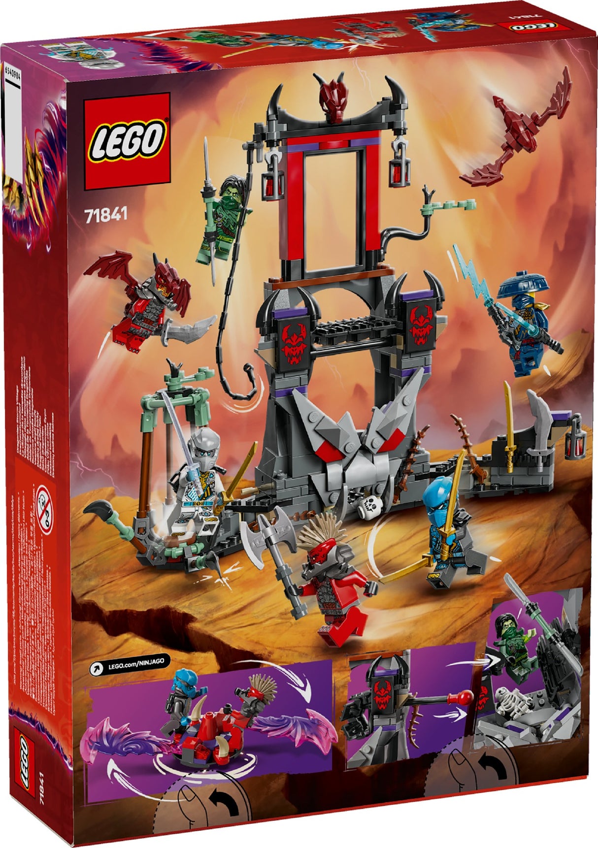 LEGO NINJAGO DRAGONIAN STORM VILLAGE 71841 AGE: 7+