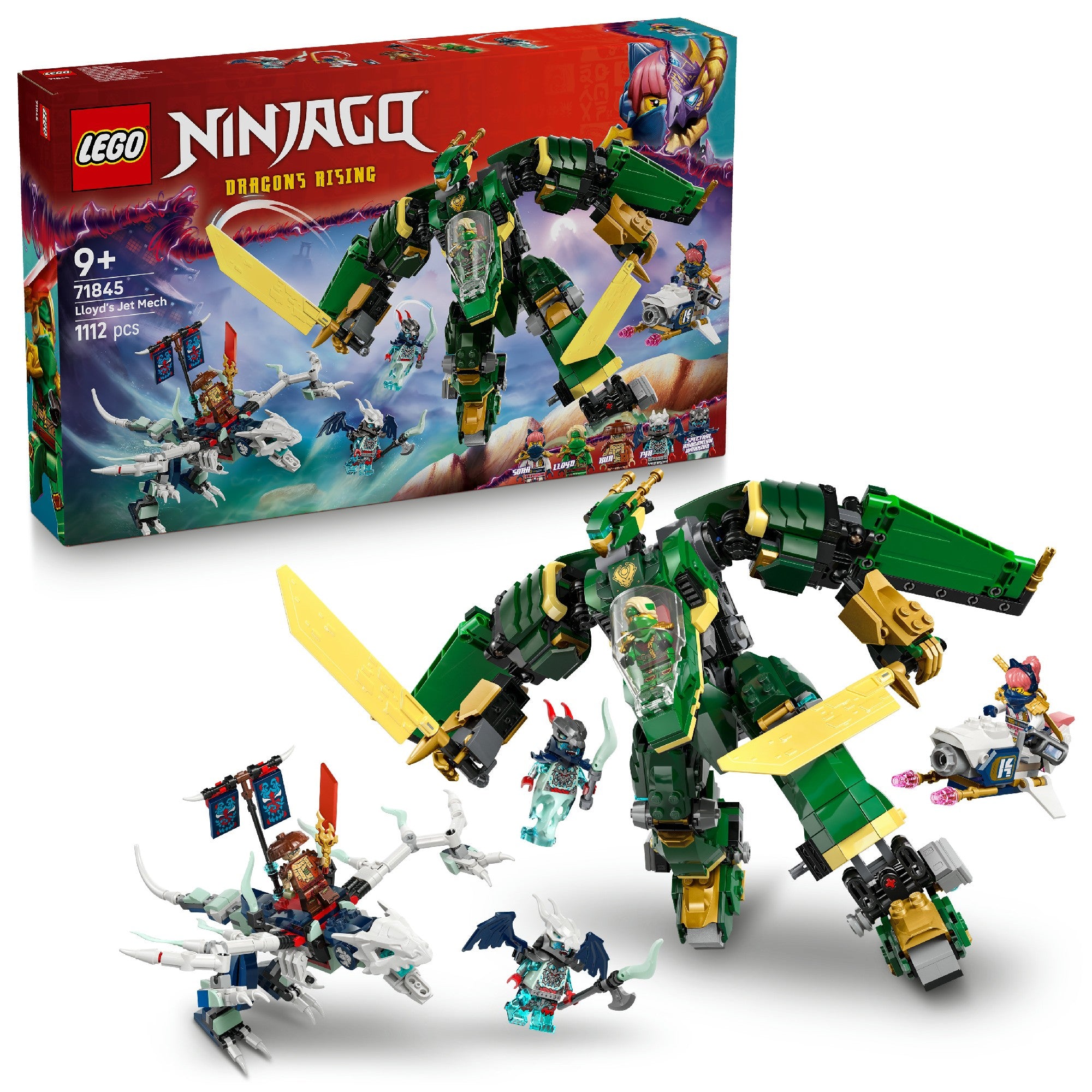 LEGO NINJAGO LLOYD'S JET MECH 71845 AGE: 9+ – Super Toys and Hobbies