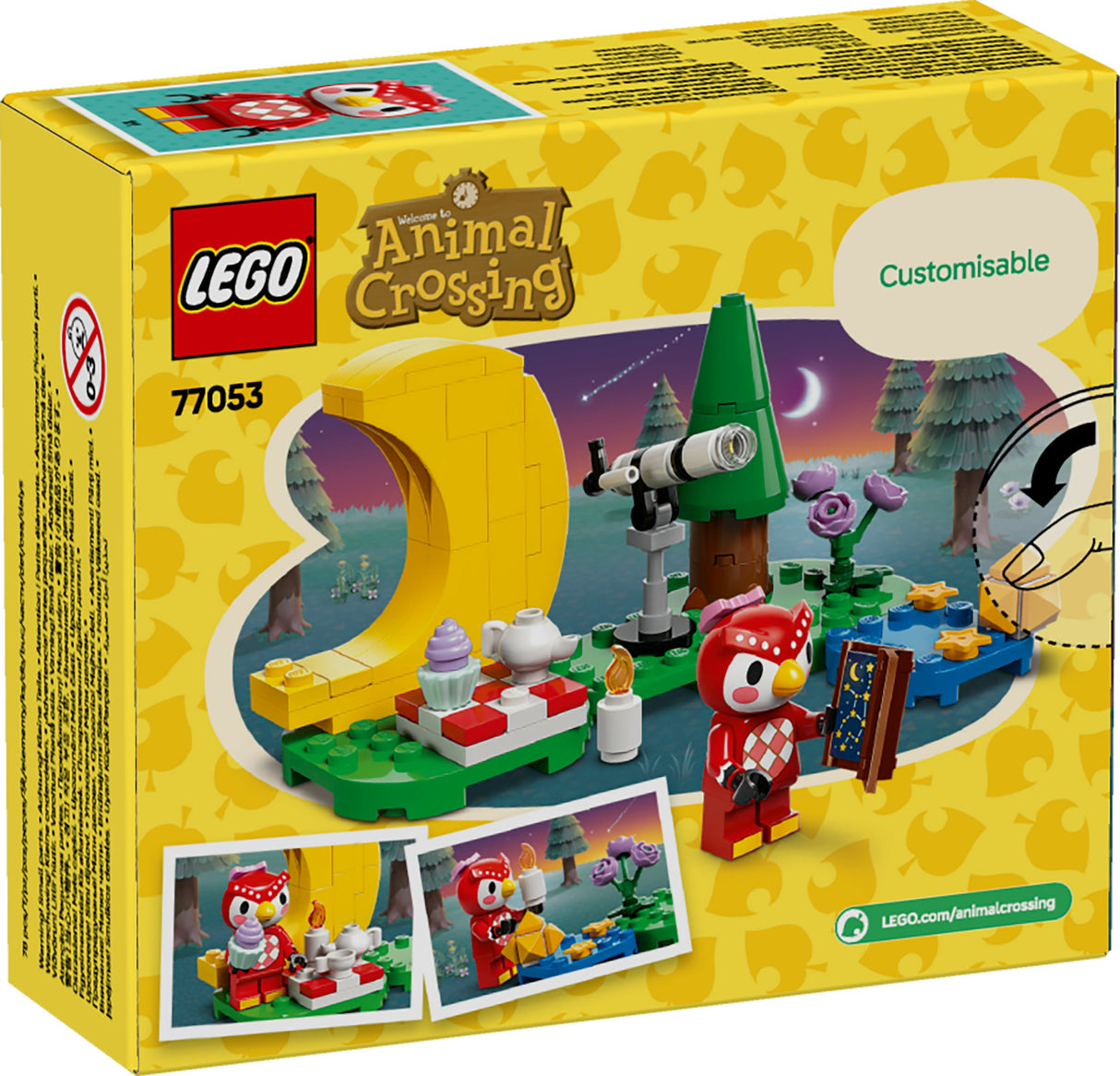 LEGO ANIMAL CROSSING STARGAZING WITH CELESTE 77053 AGE:6+