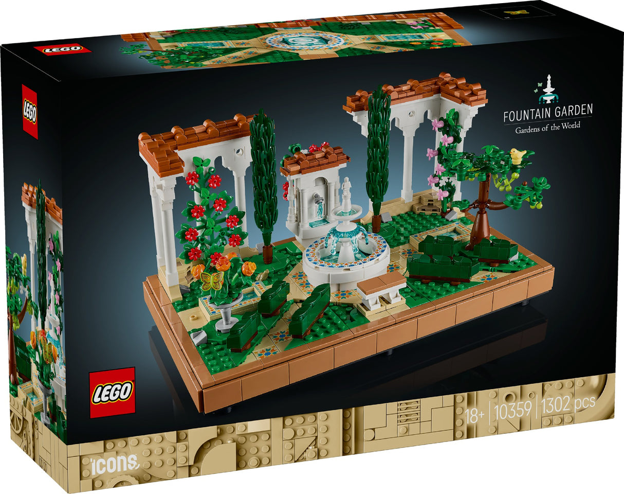 LEGO ICONS FOUNTAIN GARDENS 10359 AGE: 18+