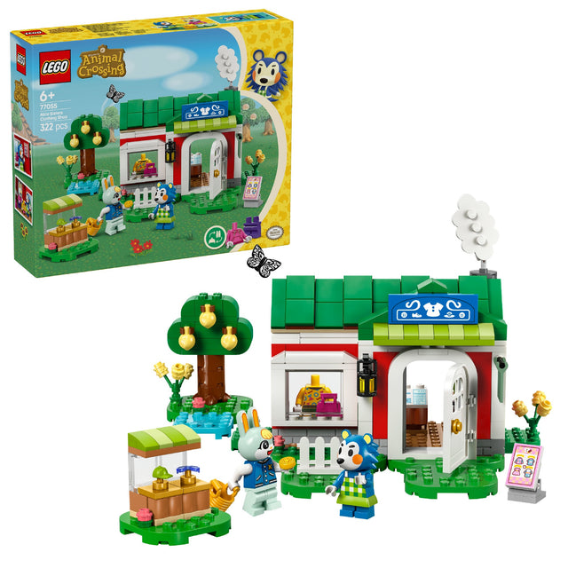 LEGO ANIMAL CROSSING ABLE SISTERS CLOTHING SHOP 77055 AGE: 6+