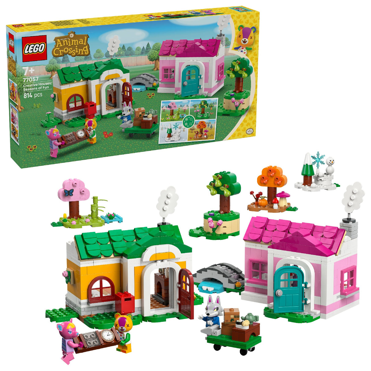 LEGO Animal Crossing Creative Houses: Seasons of Fun 77057 Age: 7+