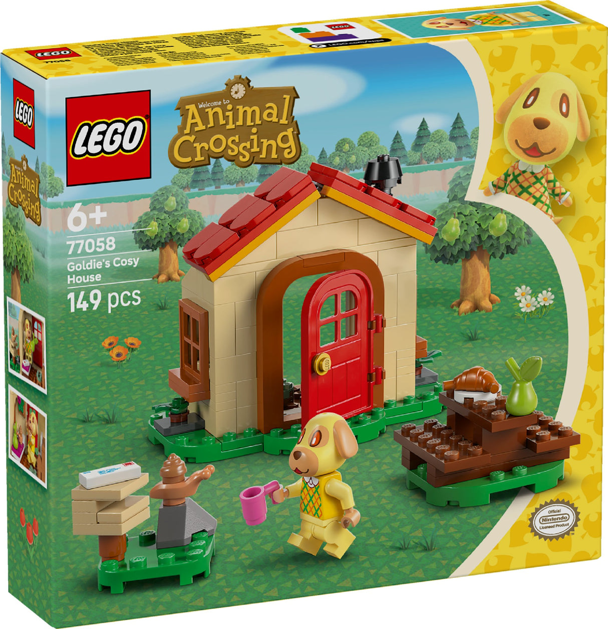 LEGO Animal Crossing Goldie's Cosy House 77058 Age: 6+