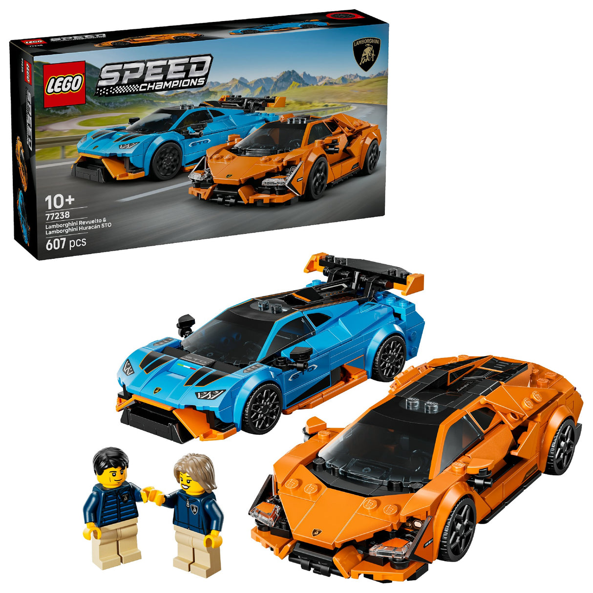 LEGO Speed Champions Lamborghini Revuelto & Huracán STO 77238 Age: 10+