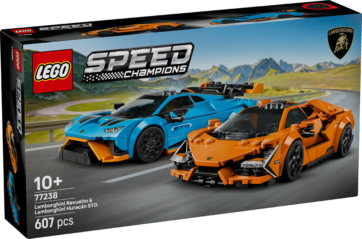 LEGO Speed Champions Lamborghini Revuelto & Huracán STO 77238 Age: 10+