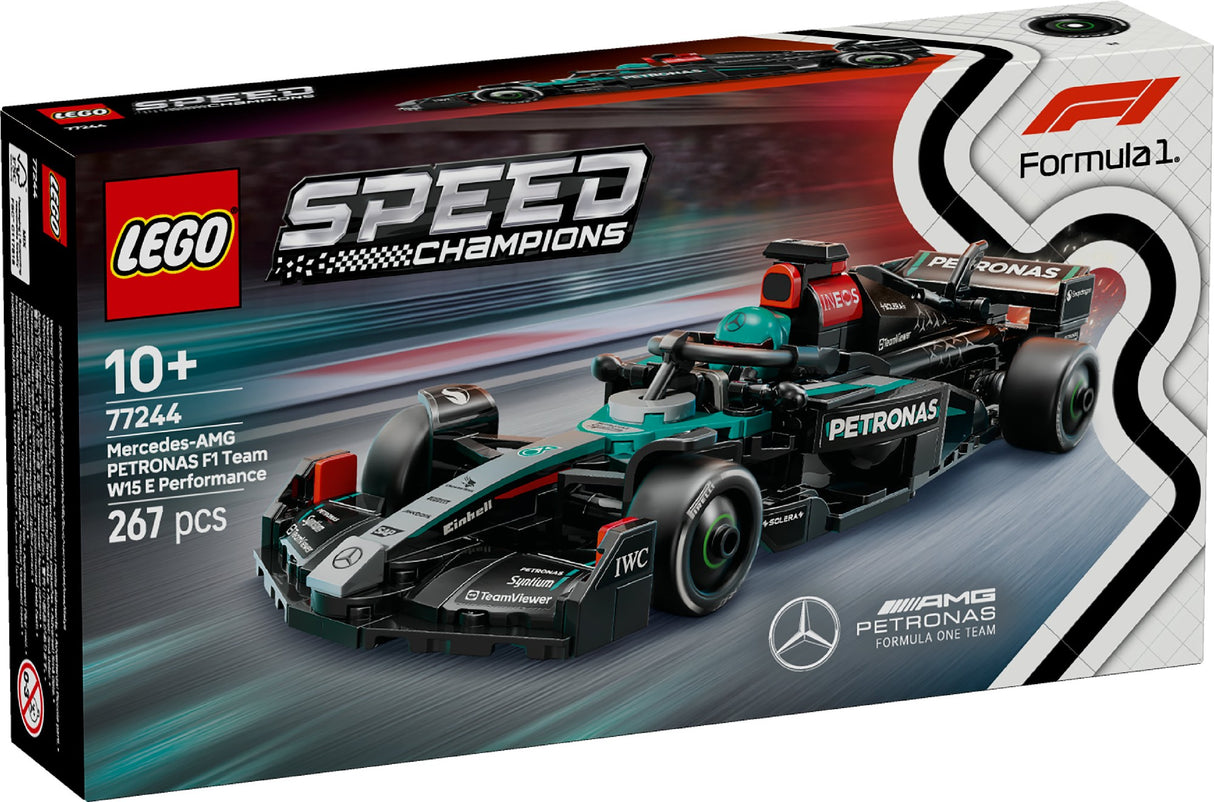 LEGO SPEED CHAMPIONS MERCEDES-AMG F1 W15 RACE CAR 77244 AGE:10+