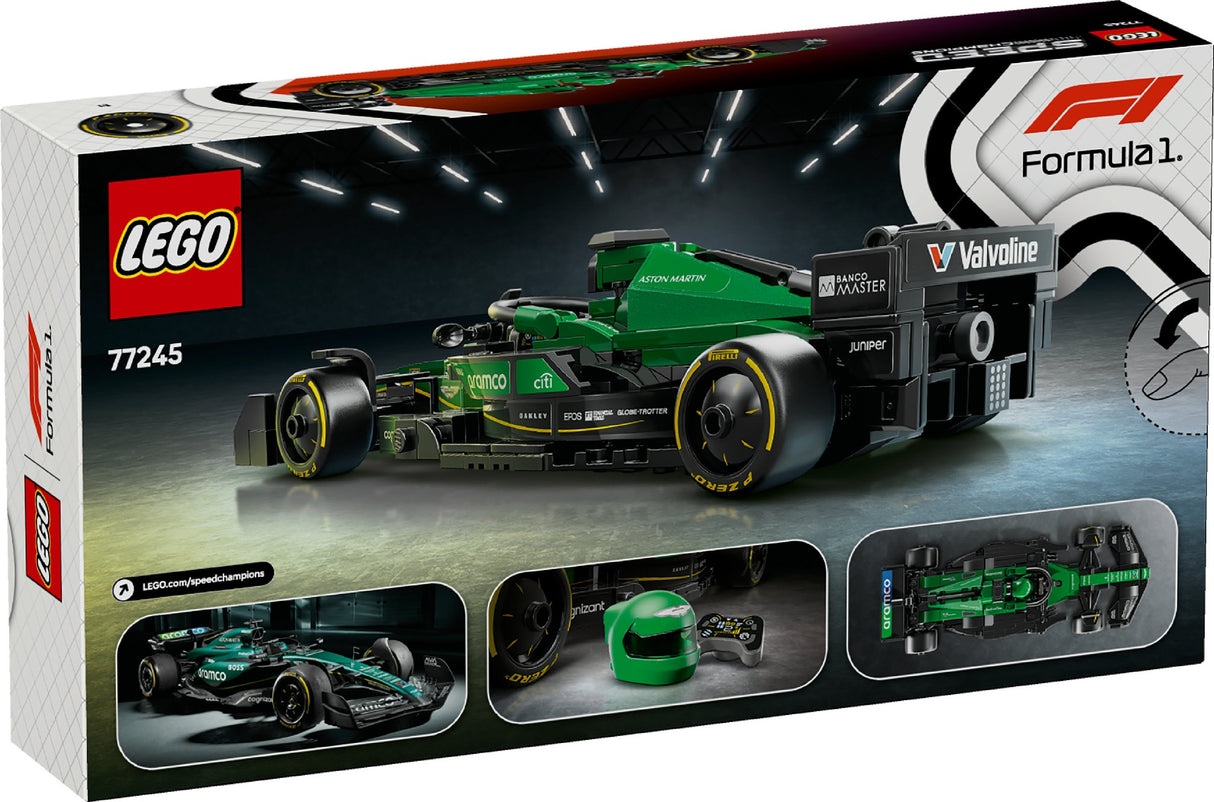 LEGO SPEED CHAMPIONS ASTON MARTIN ARAMCO F1 AMR24 RACE CAR 77245 AGE: 10+