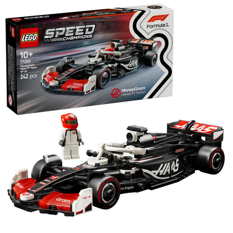 LEGO SPEED CHAMPIONS  MONEYGRAM HAAS F1 TEAM VF-24 RACE CAR 77250 AGE:10+