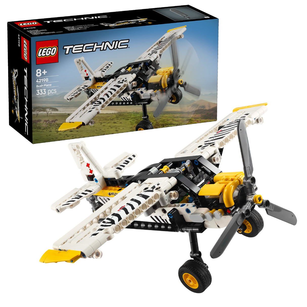 LEGO TECHNIC BUSH PLANE 42198 AGE: 8+