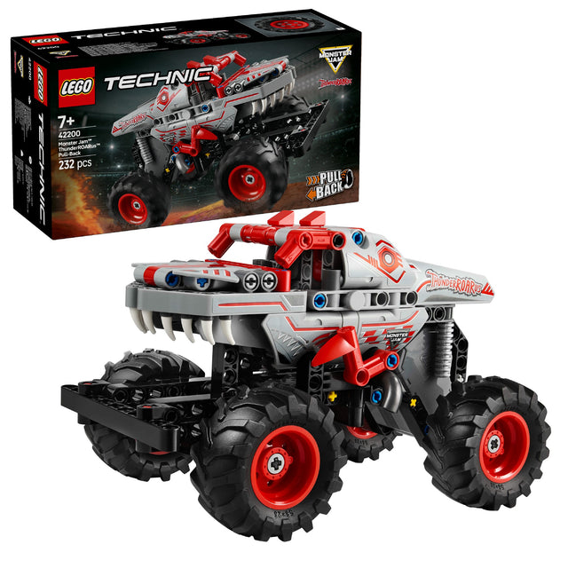 LEGO TECHNIC MONSTER JAM THUNDERROARUS PULL- BACK 42200 AGE: 7+