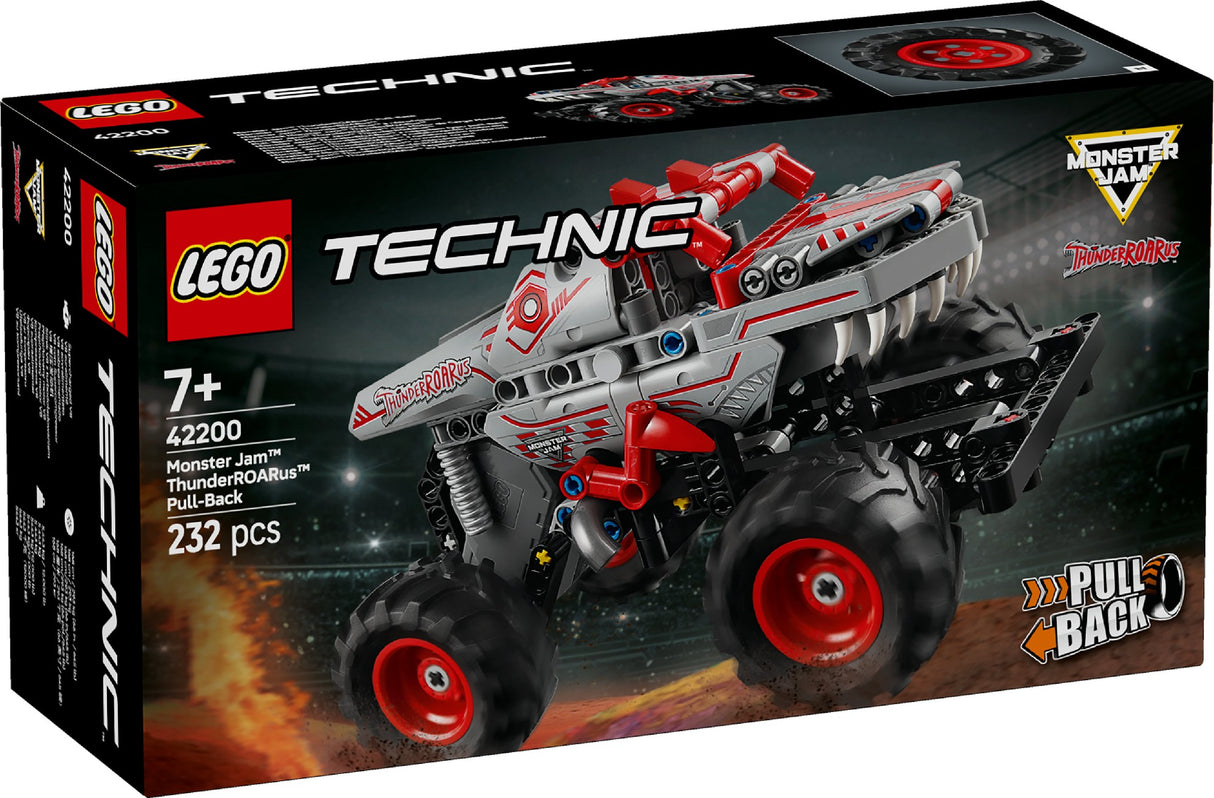 LEGO TECHNIC MONSTER JAM THUNDERROARUS PULL- BACK 42200 AGE: 7+