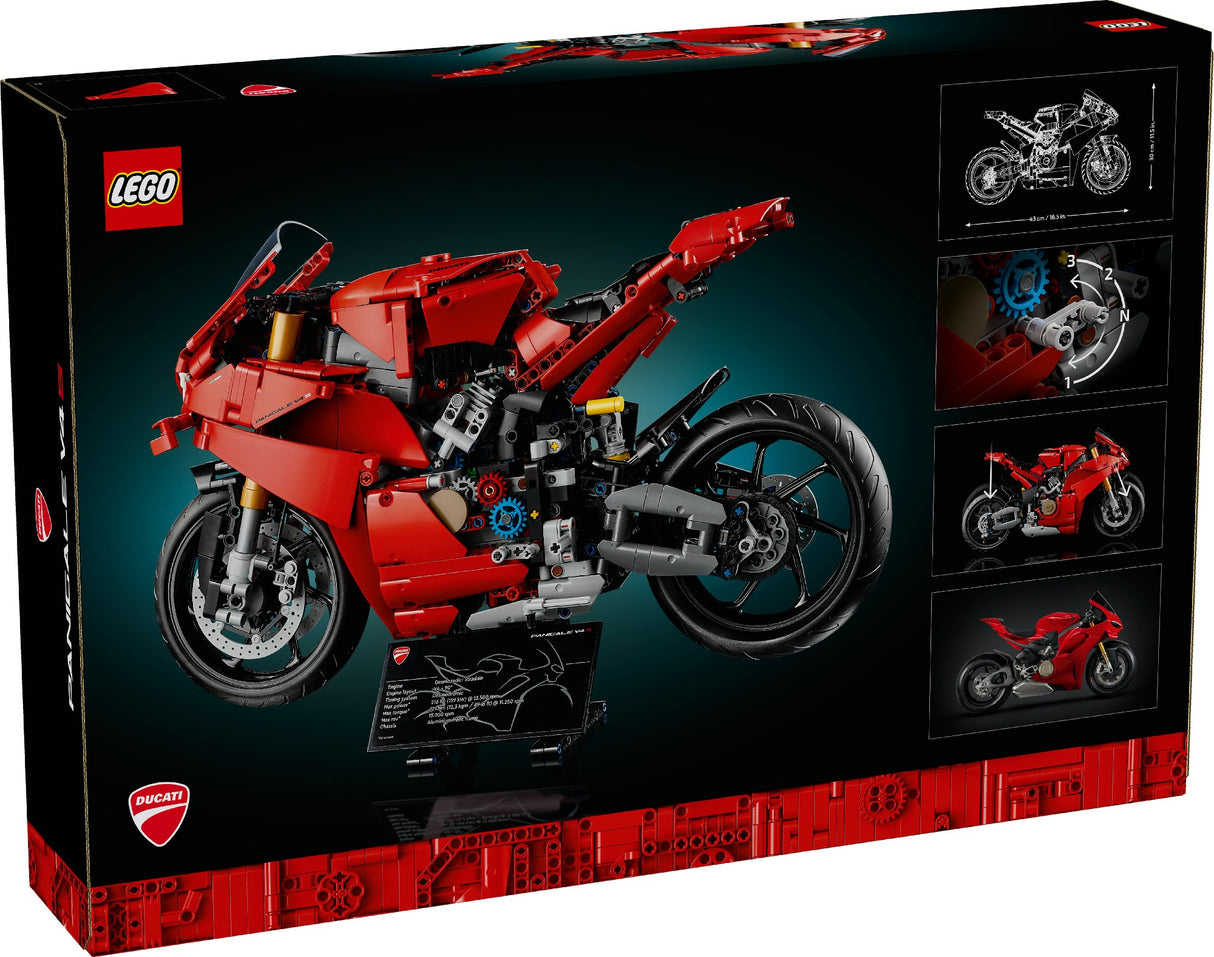 LEGO TECHNIC DUCATI PANIGALE V4 S MOTORCYCLE 42202 AGE: 18+