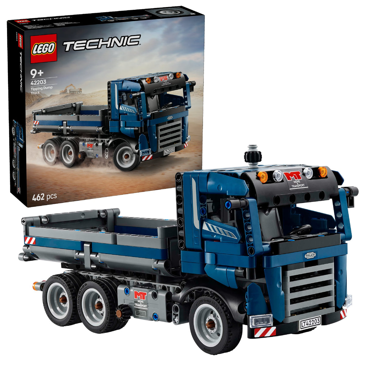 LEGO TECHNIC TIPPING DUMP TRUCK 42203 AGE: 9+