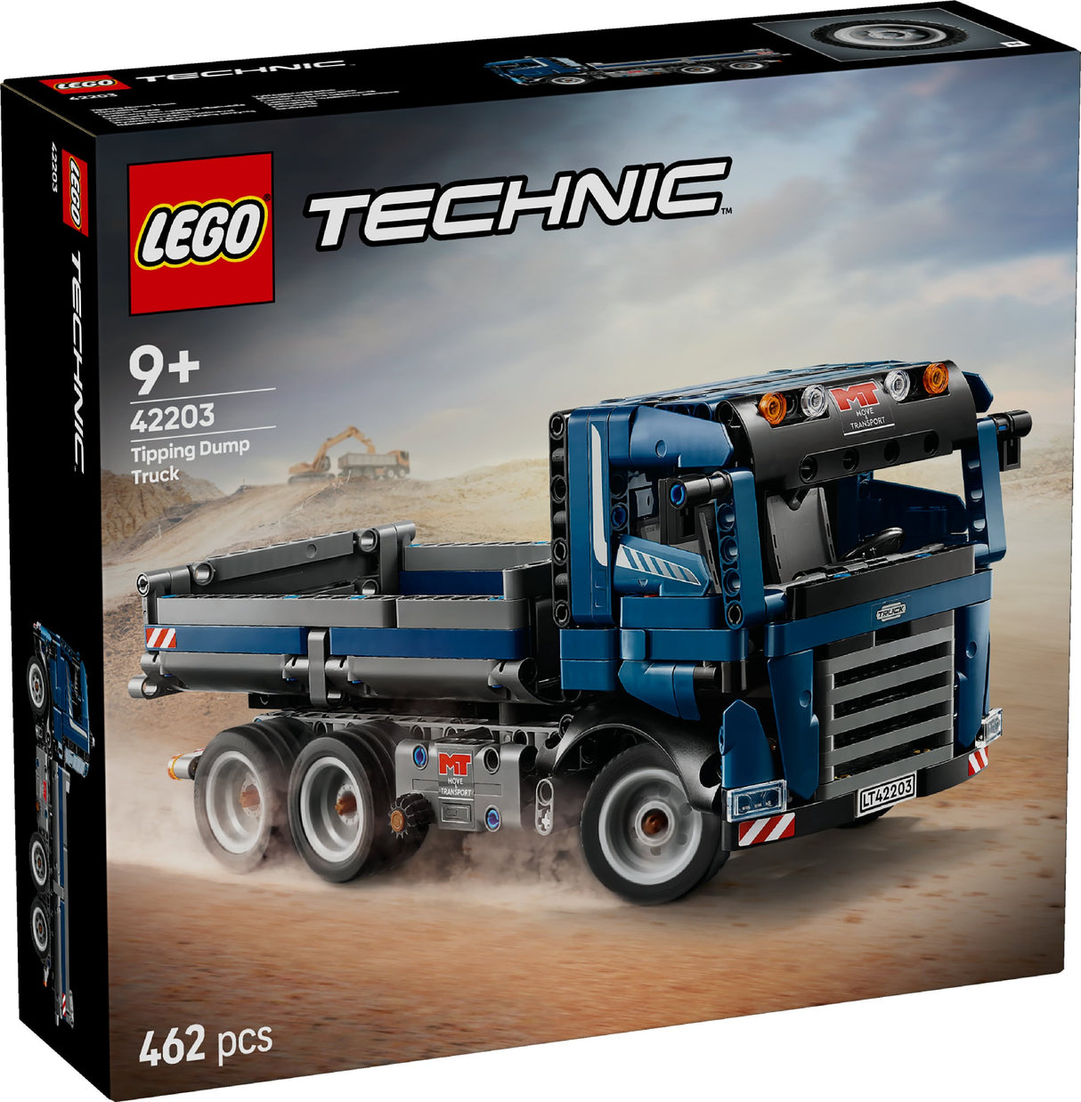 LEGO TECHNIC TIPPING DUMP TRUCK 42203 AGE: 9+