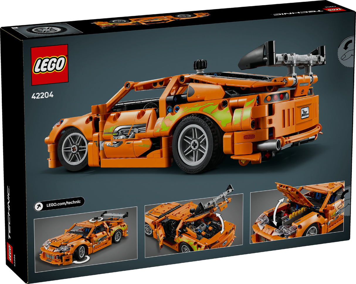 LEGO TECHNIC FAST AND FURIOUS TOYOTA SUPRA MK4 42204 AGE: 9+