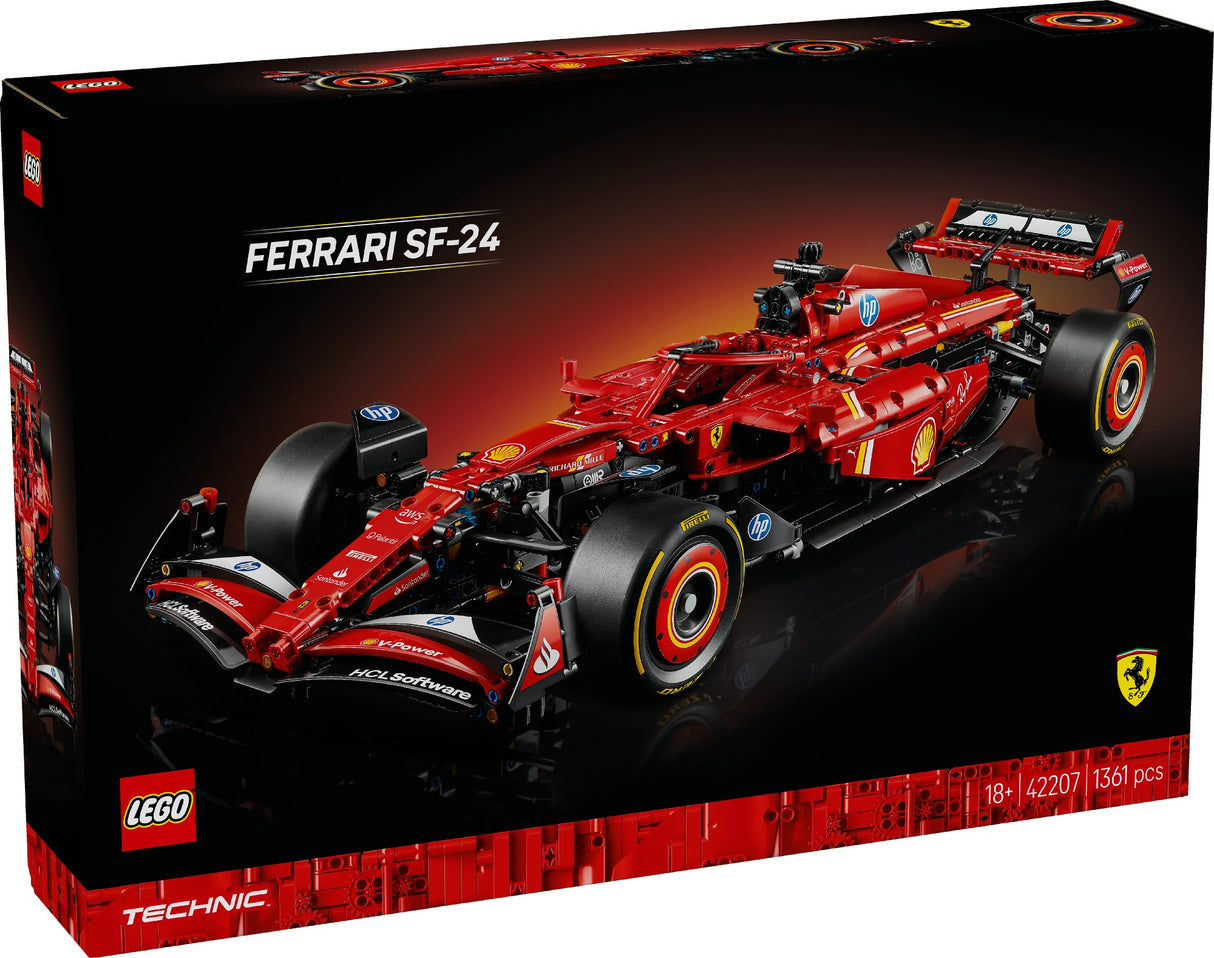 LEGO TECHNIC FERRARI SF-24 F1 CAR 42207 AGE: 18+