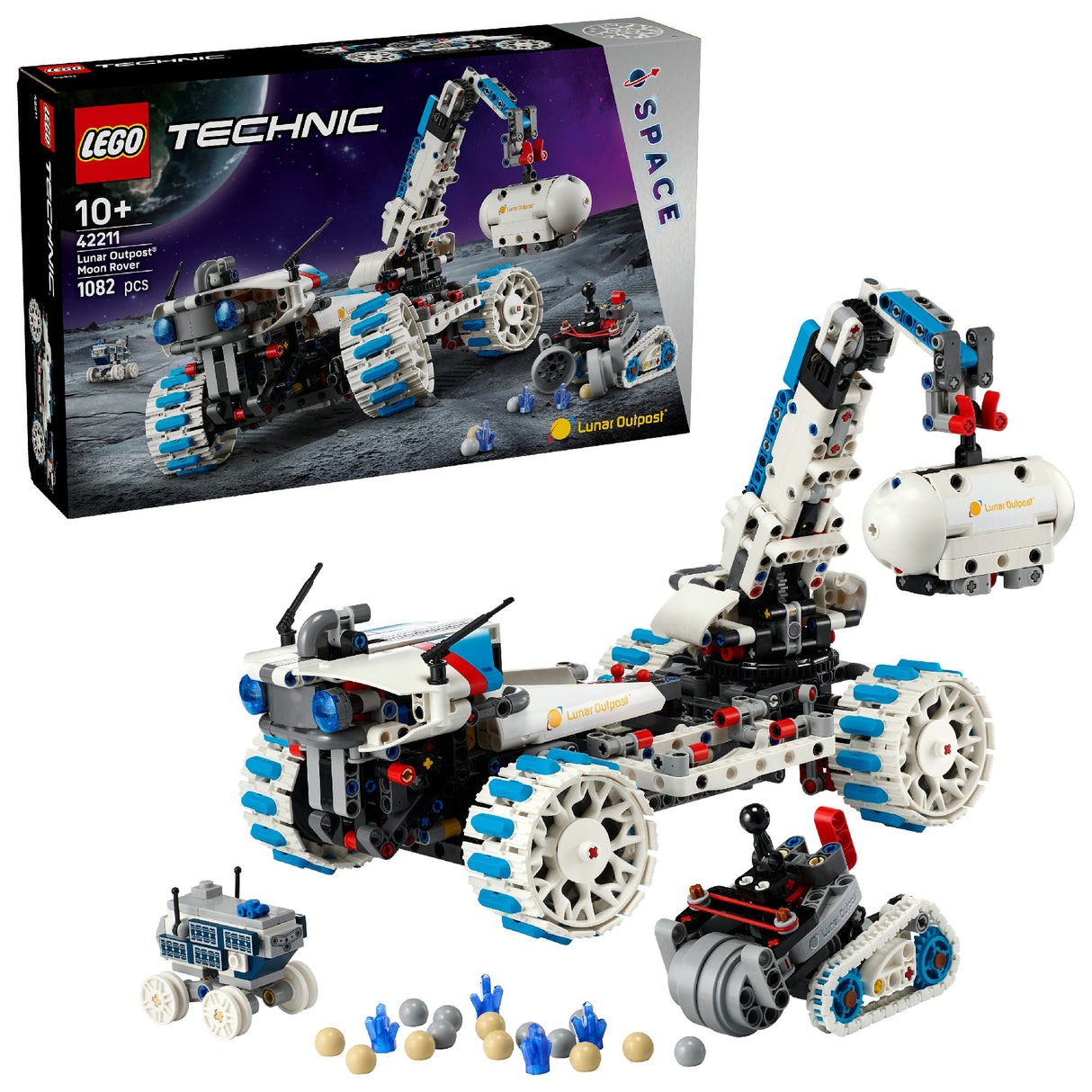 LEGO Technic Lunar Outpost® Moon Rover Space Vehicle 42211 Age: 10+