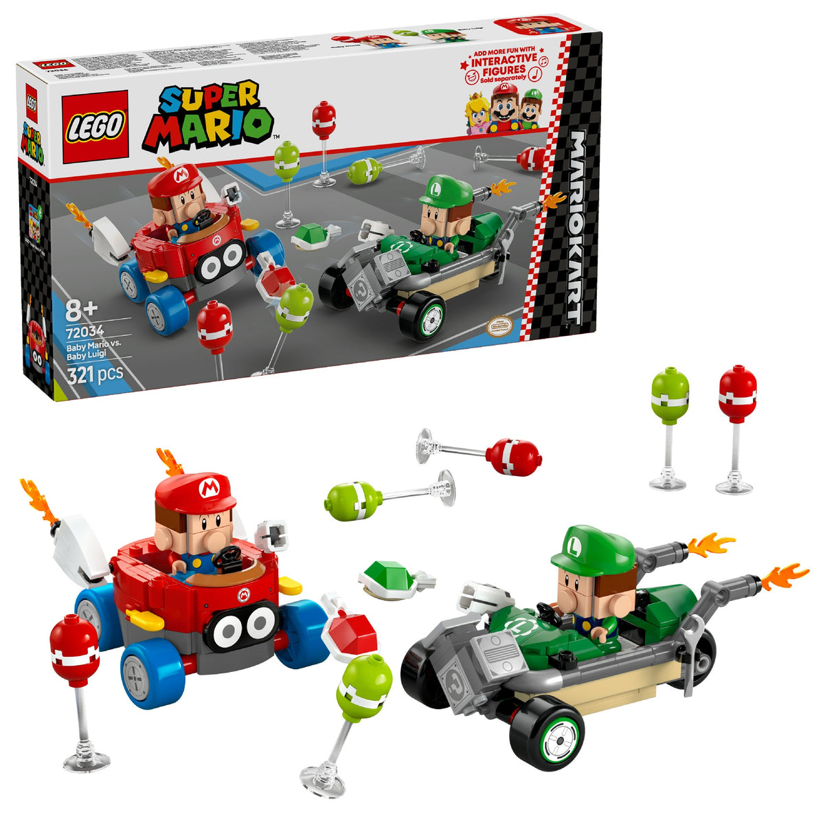 LEGO MARIO KART™ – BABY MARIO VS. BABY LUIGI 72034 AGE: 8+