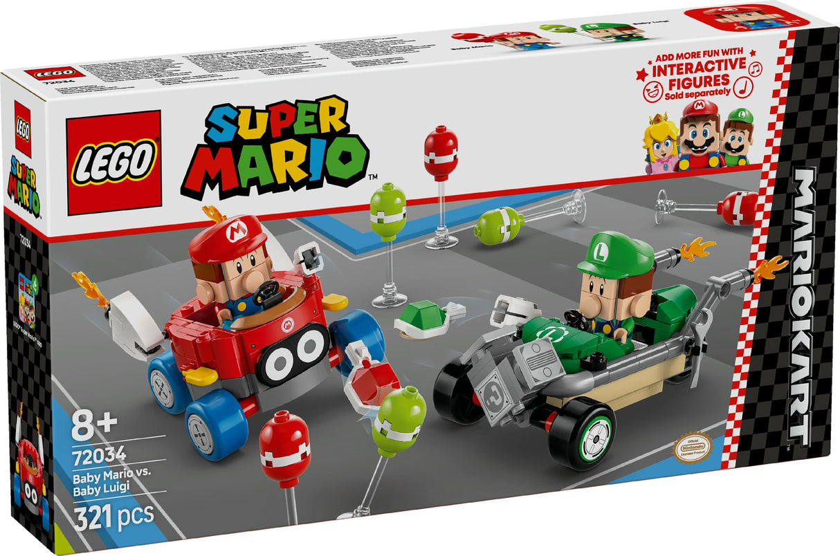 LEGO MARIO KART™ – BABY MARIO VS. BABY LUIGI 72034 AGE: 8+