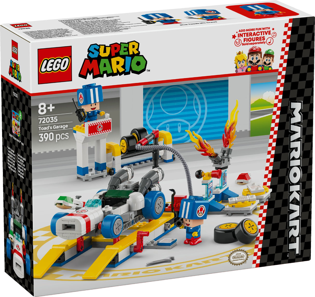 LEGO MARIO KART™ – TOAD'S GARAGE 72035 AGE: 8+