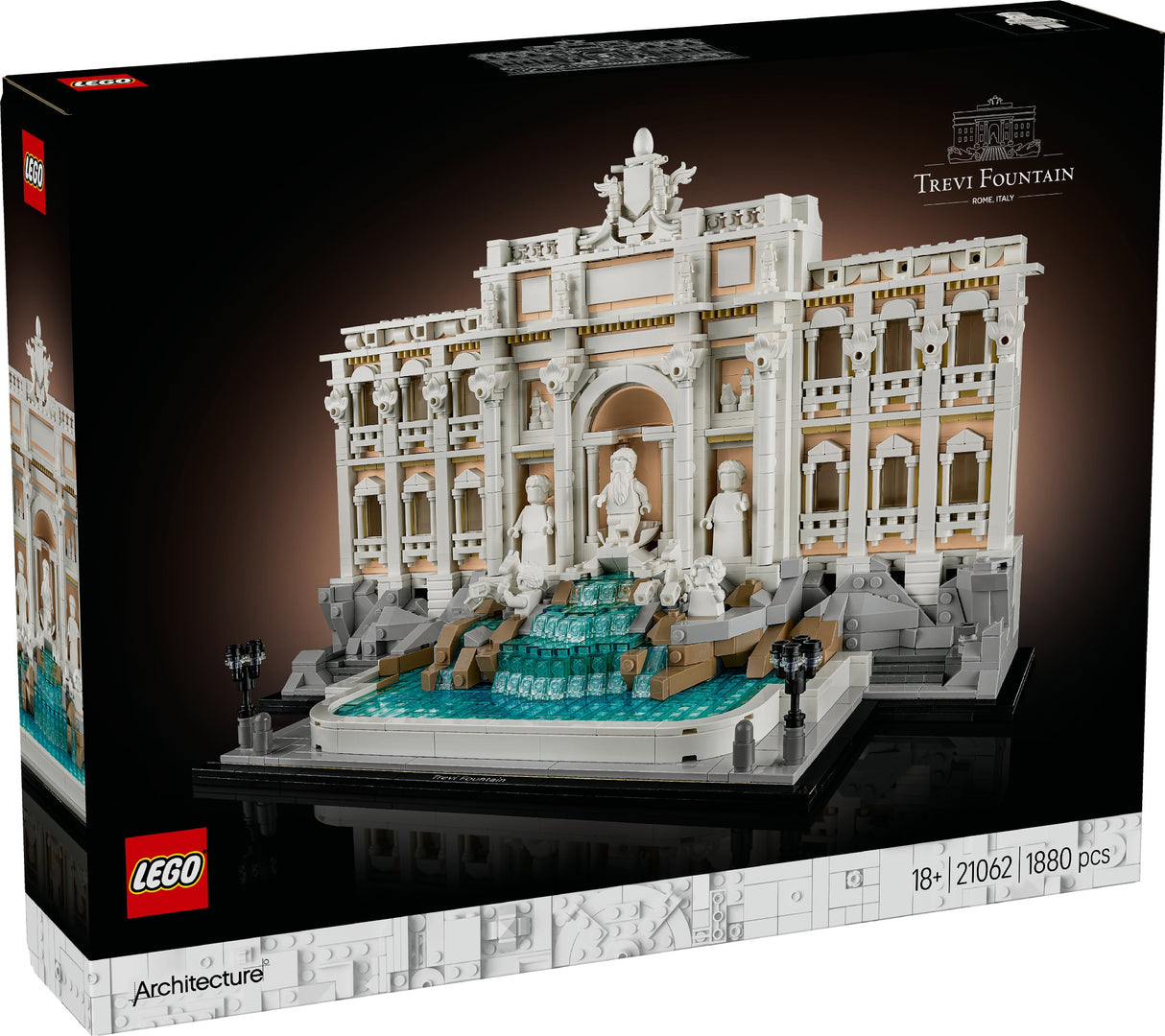 LEGO ARCHITECTURE TREVI FOUNTAIN 21062 AGE: 18+