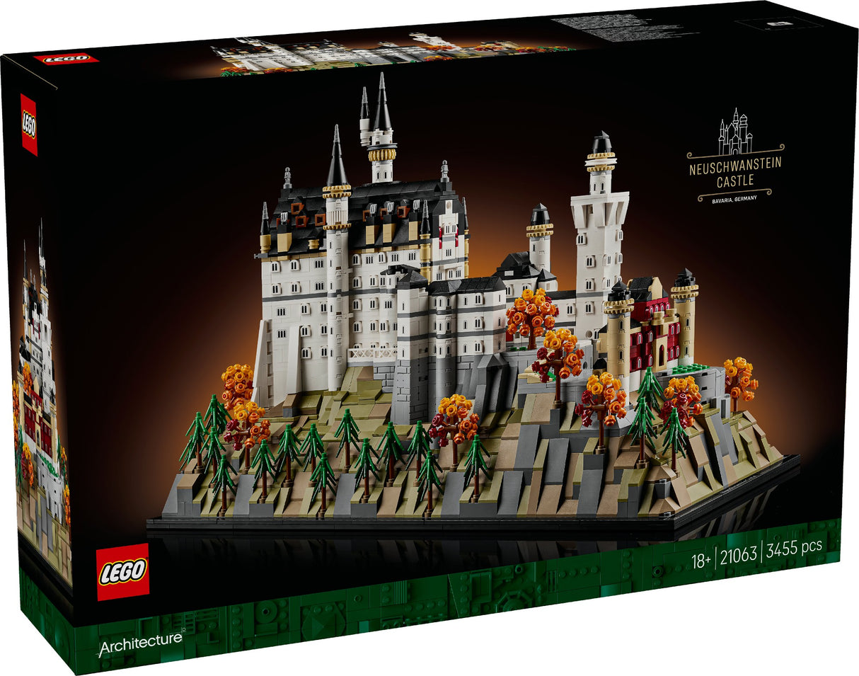 LEGO  Architecture Neuschwanstein Castle 21063 Age: 18+