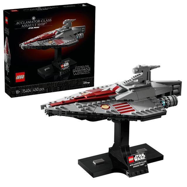 LEGO STAR WARS ACCLAMATOR-CLASS ASSAULT SHIP 75404 AGE: 18+