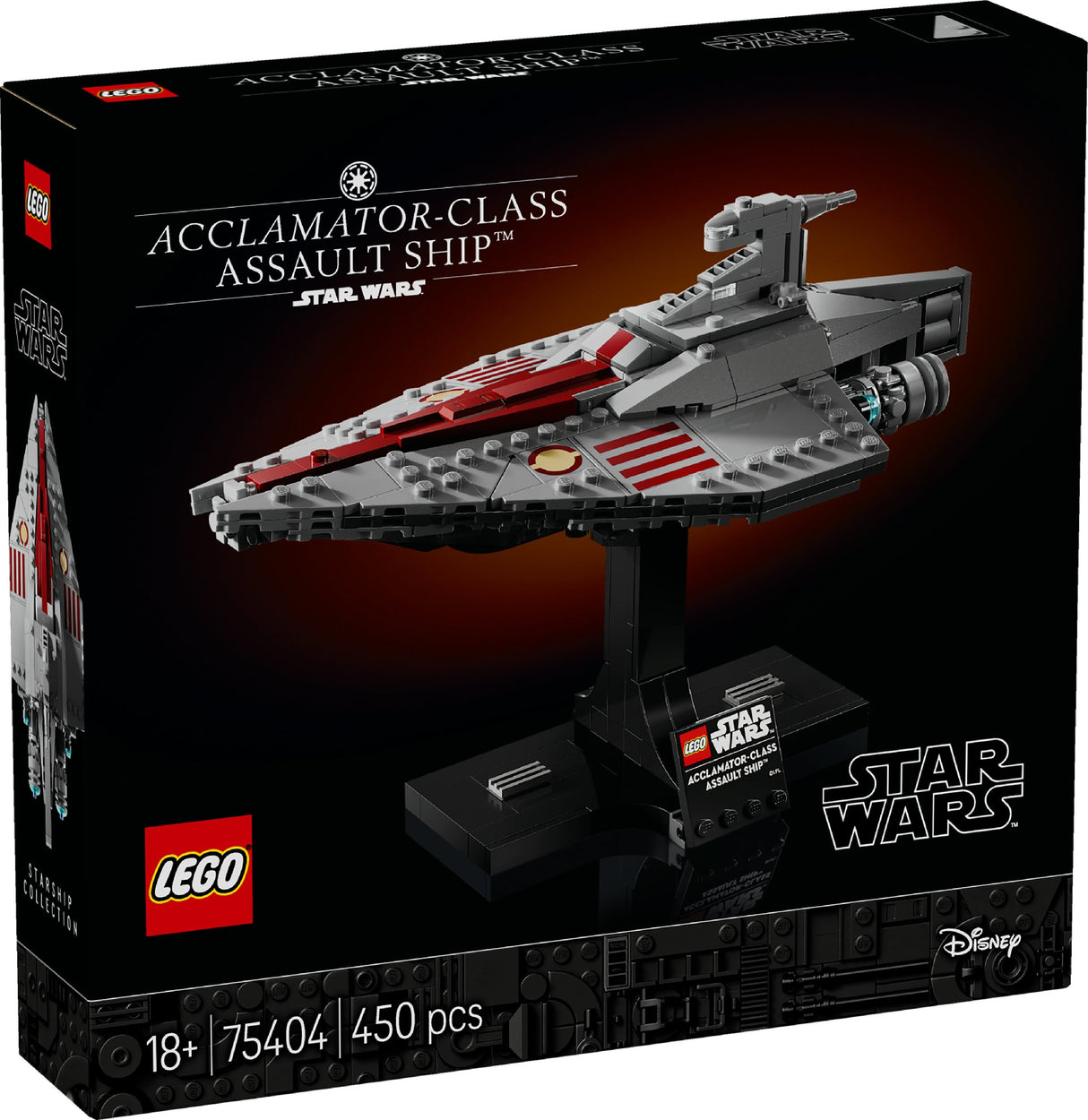 LEGO STAR WARS ACCLAMATOR-CLASS ASSAULT SHIP 75404 AGE: 18+