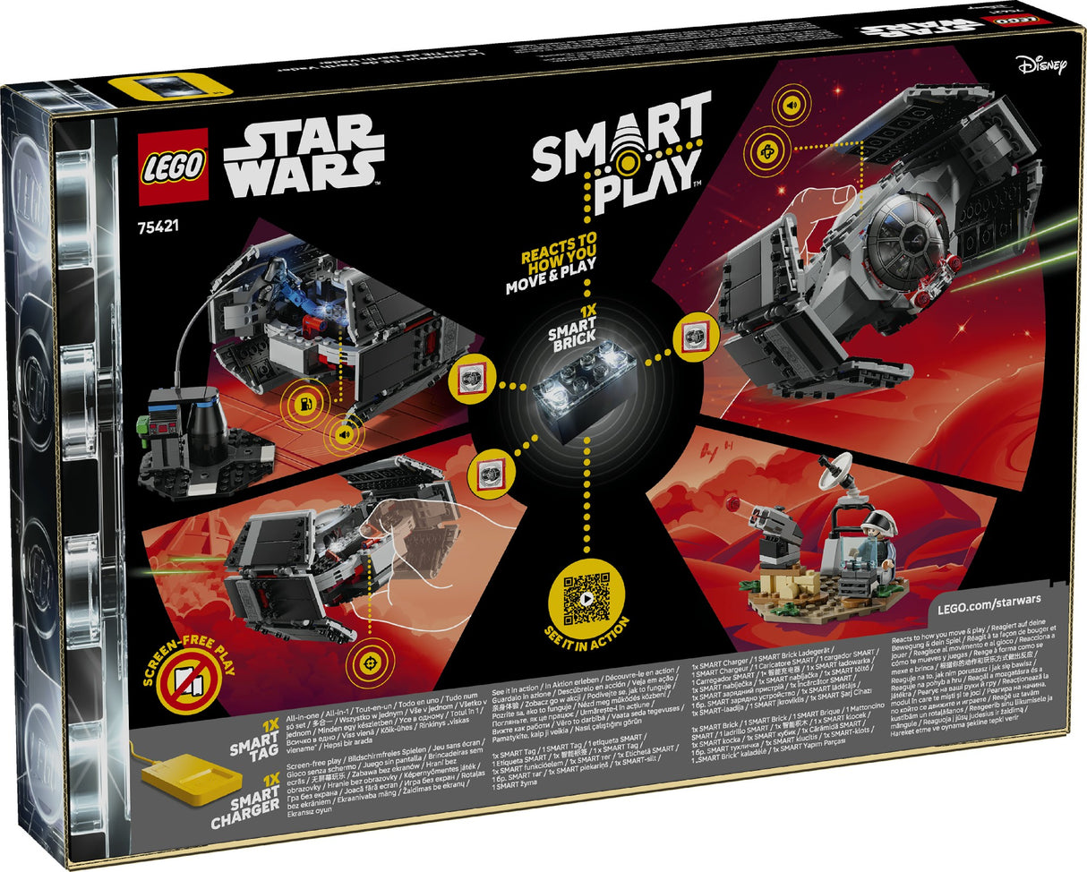LEGO® Star Wars™ SMART Play™: Darth Vader’s TIE Fighter™ 75421 AGE: 8+