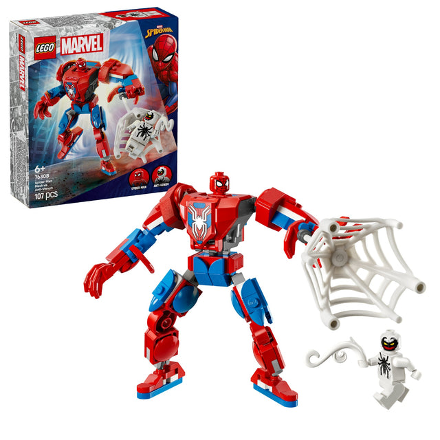 LEGO MARVEL SPIDER-MAN MECH VS. ANTI-VENOM 76308 AGE: 6+