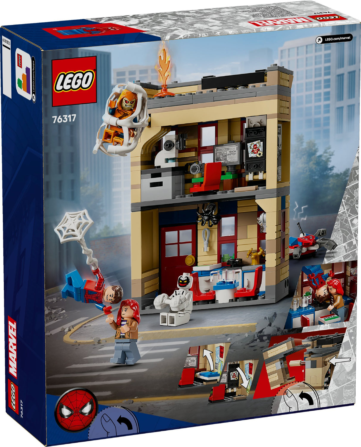 LEGO Super Heroes Marvel Peter Parker’s Apartment 76317 Age: 8+