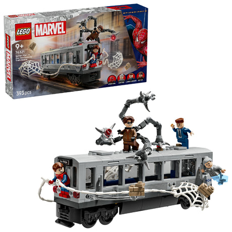 LEGO Super Heroes Marvel Spider-Man vs. Doc Ock Subway Train Scene 76321 Age: 9+