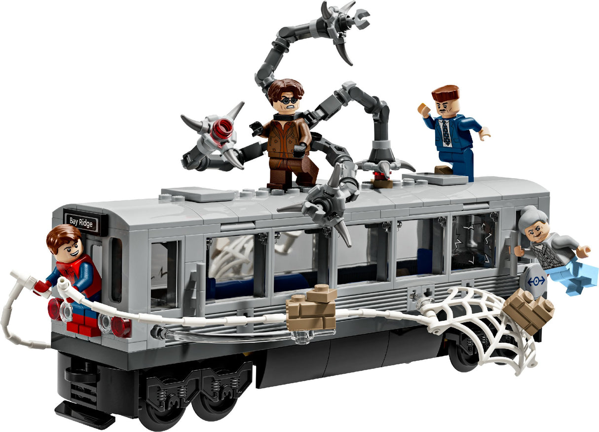 LEGO Super Heroes Marvel Spider-Man vs. Doc Ock Subway Train Scene 76321 Age: 9+